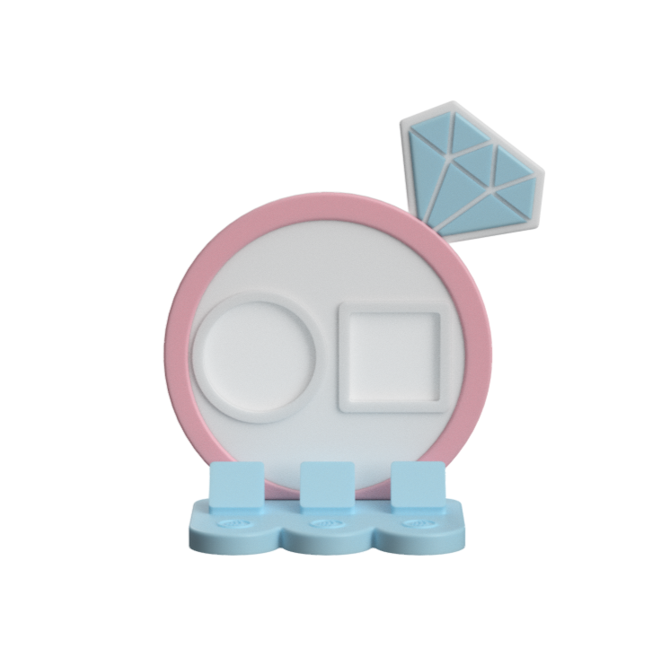 Digital Download - NFC Display Backing - Diamond Ring Backing