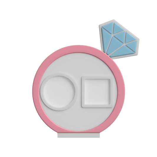 Digital Download - NFC Display Backing - Diamond Ring Backing