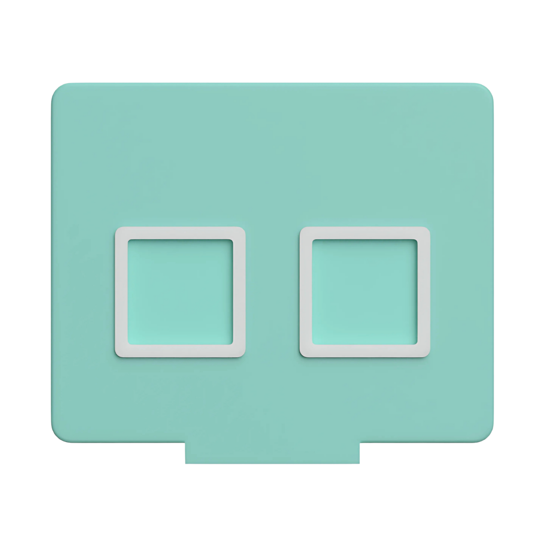 Digital Download - NFC Display Backing - Dual Square Backing