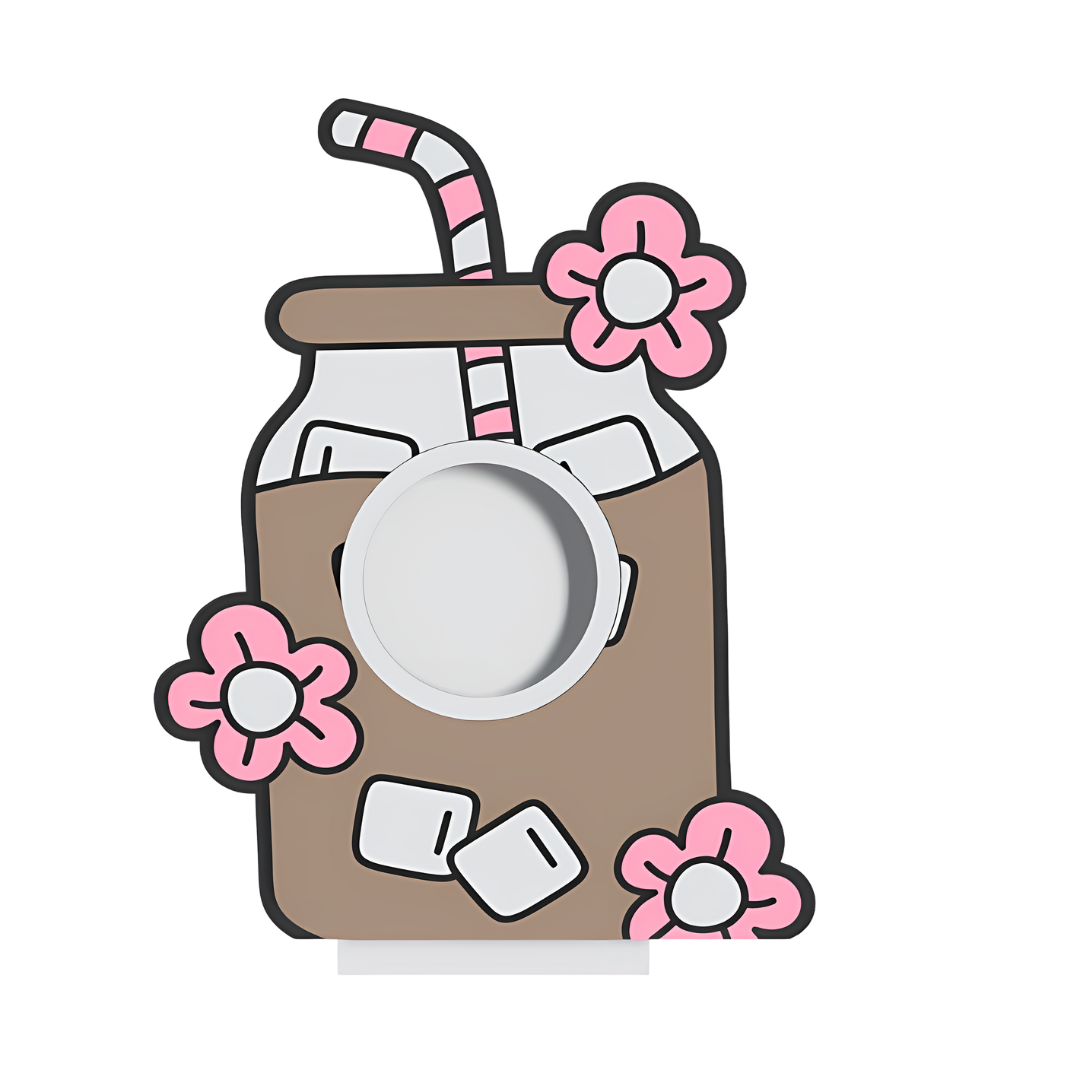 Digital Download - NFC Display Backing - Glass Can Backing - Circle