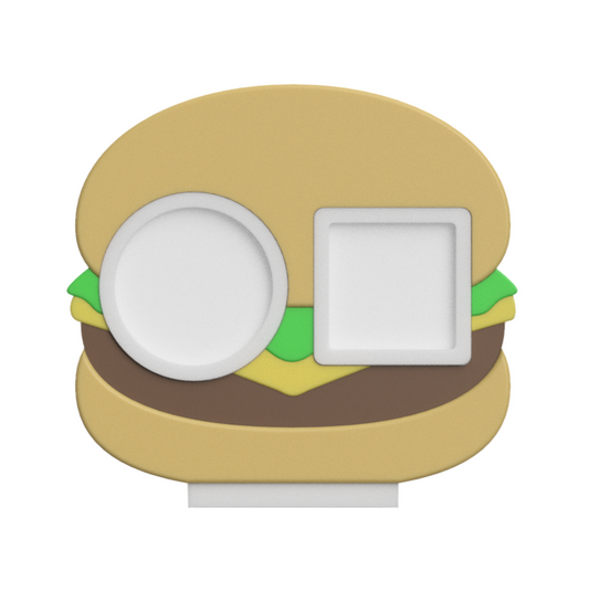 Digital Download - NFC Display Backing - Burger Backing