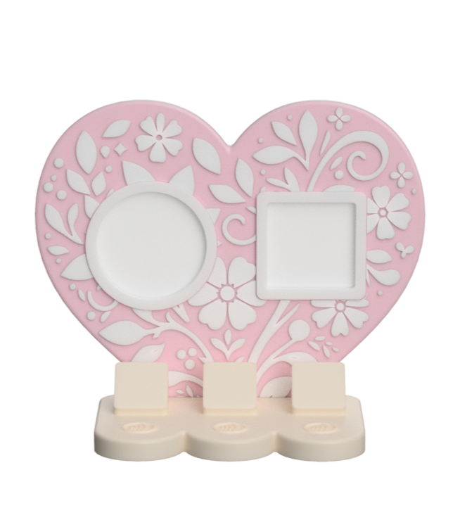 Digital Download - NFC Display Backing - Heart Motif Backing