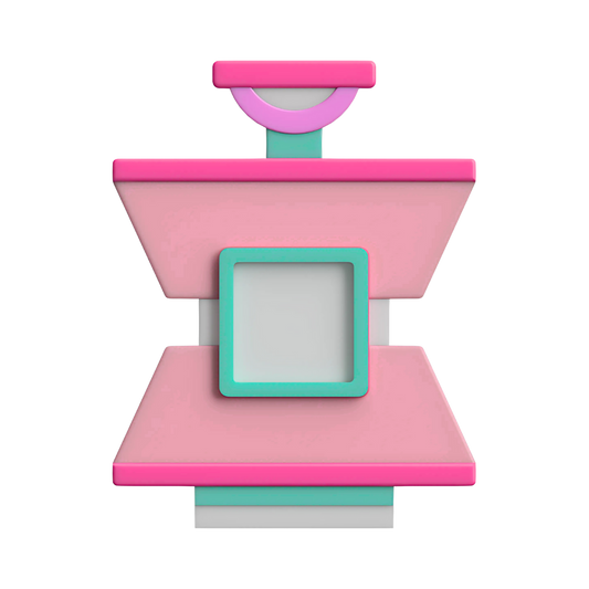 Digital Download - NFC Display Backing - Heat Press Backing - Square