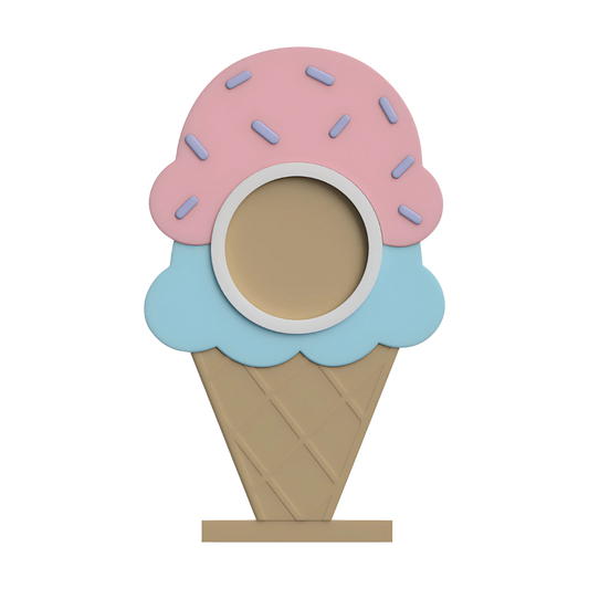 Digital Download - NFC Display Backing - Ice Cream Cone Backing