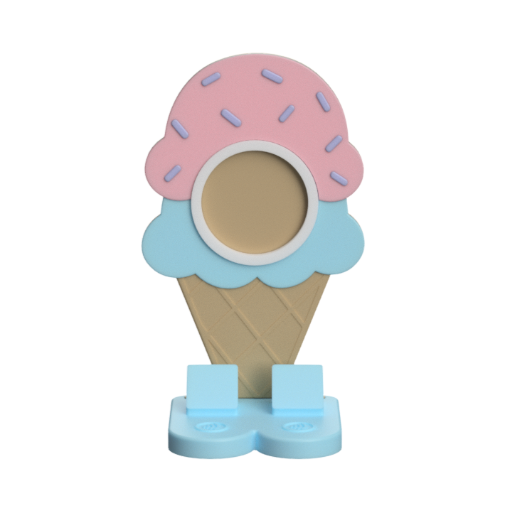 Digital Download - NFC Display Backing - Ice Cream Cone Backing