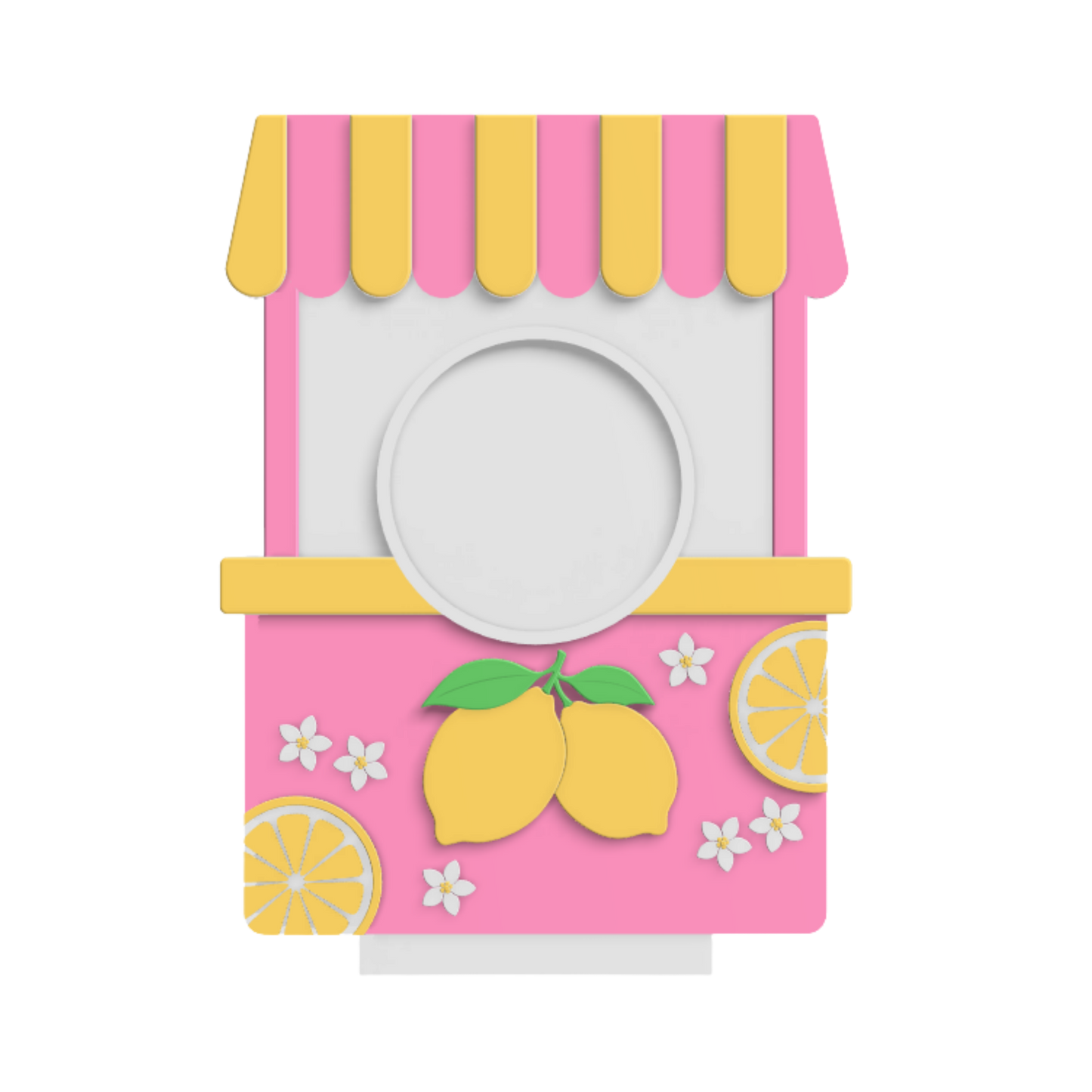 Digital Download - NFC Display Backing - Lemonade Stand - Circle