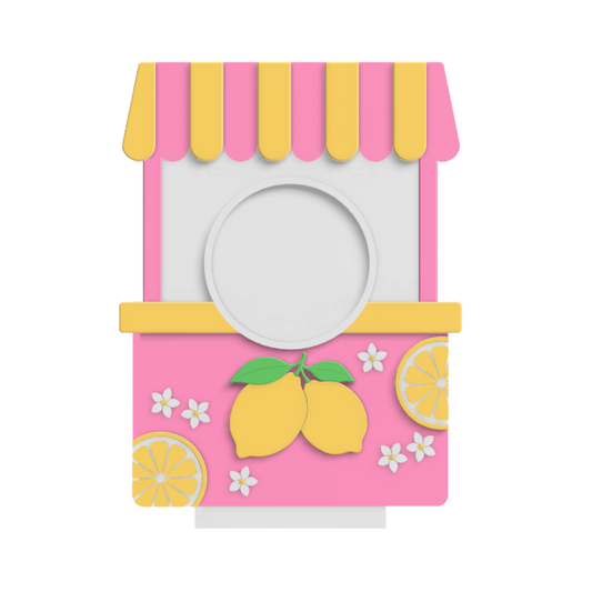 Digital Download - NFC Display Backing - Lemonade Stand - Circle