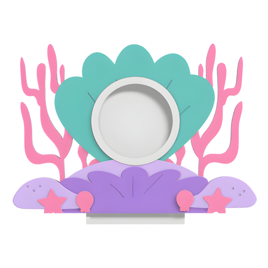 Digital Download - NFC Display Backing - Ocean Pearl Backing - Circle