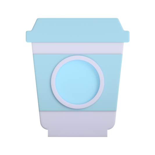 Digital Download - NFC Display Backing - Coffee Cup Circle