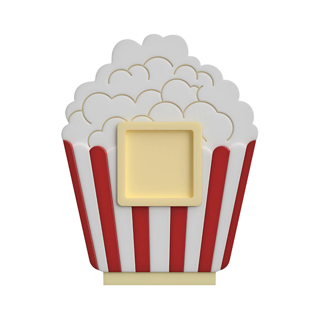 Digital Download - NFC Display Backing - Popcorn Backing - Square