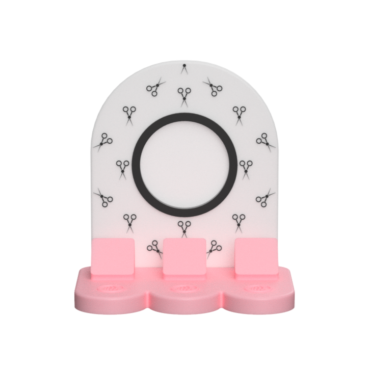 Digital Download - NFC Display Backing - Scissors Arch Backing - Circle