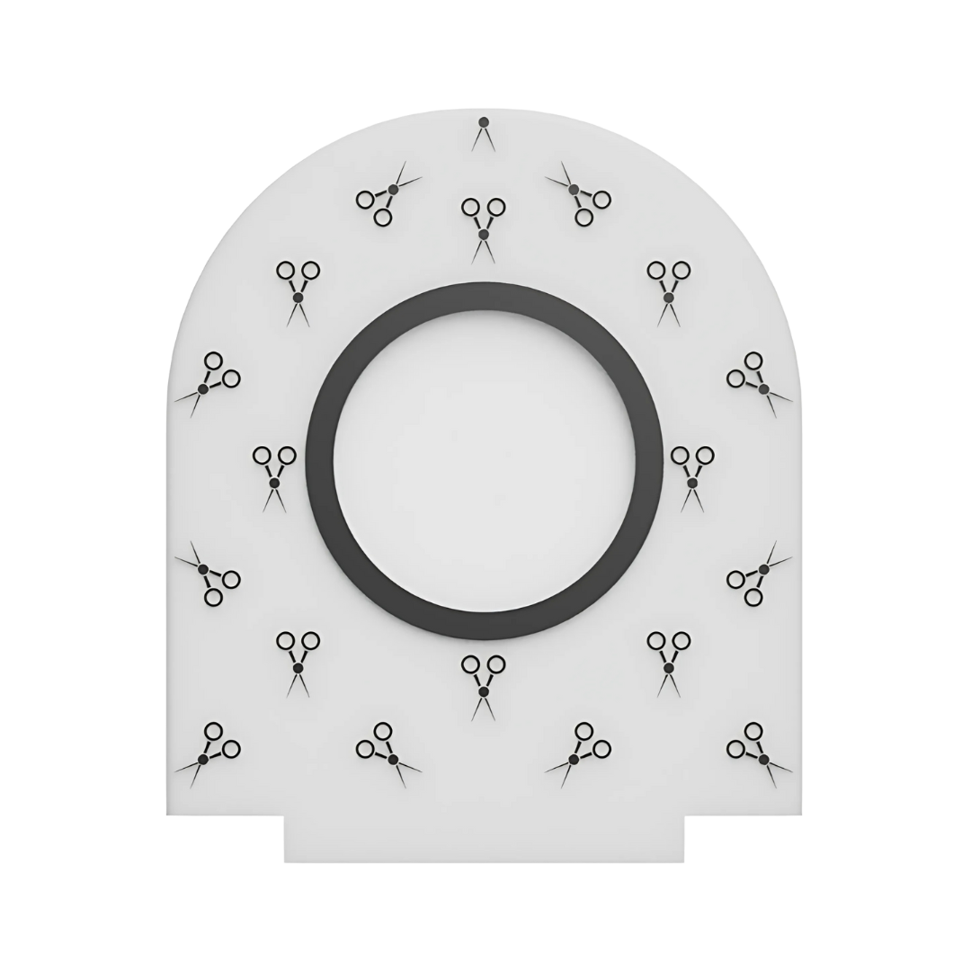 Digital Download - NFC Display Backing - Scissors Arch Backing - Circle