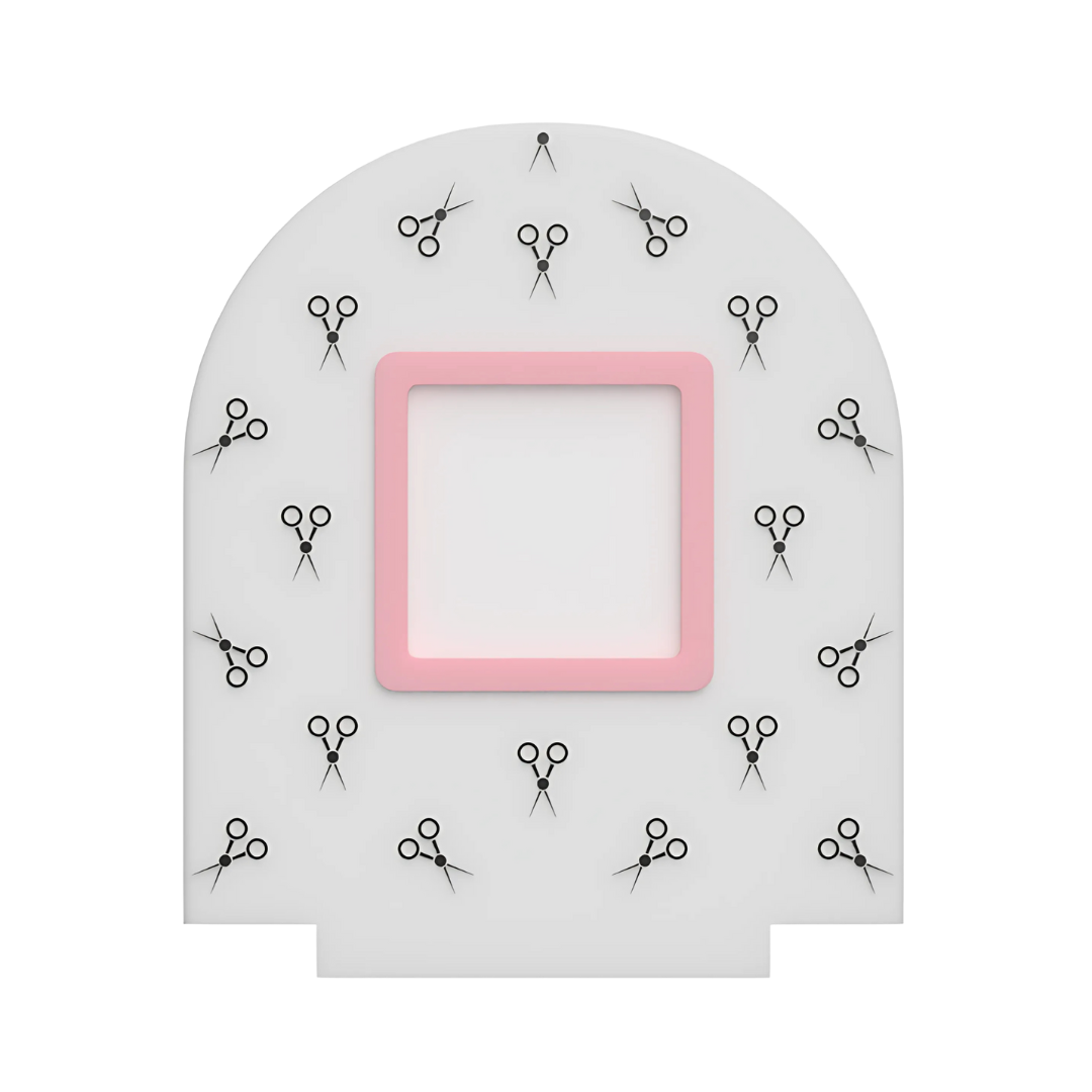Digital Download - NFC Display Backing - Scissors Arch Backing - Square