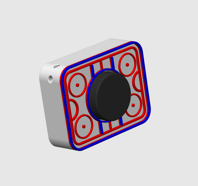Hockey Rink Fidget Clicker STL & 3MF 3D Print File + Bonus Charms (Digital Download)