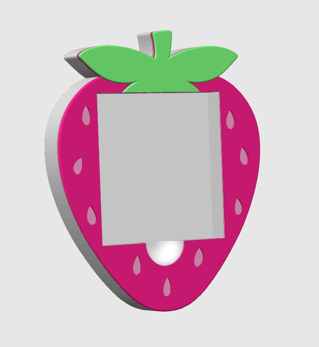 Strawberry 3D Print File Bundle | Pen Holder, Sticky Note Holders, Straw Toppers, Paper Clip | STL & 3MF Digital Download