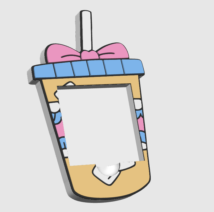 Iced Coffee 3D Print File Bundle | Pen Holder, Sticky Note Holders, Straw Toppers, Paper Clip, Embellishment, Trinket Dish | STL & 3MF Digital Download