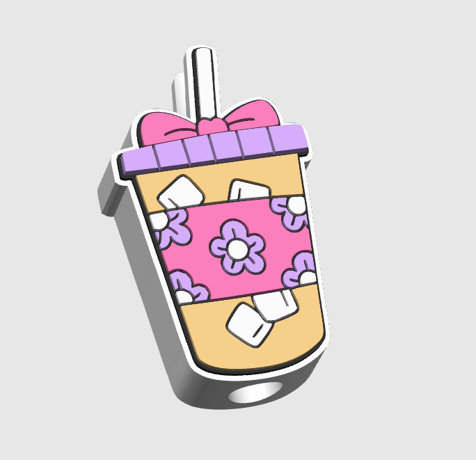 Iced Coffee 3D Print File Bundle | Pen Holder, Sticky Note Holders, Straw Toppers, Paper Clip, Embellishment, Trinket Dish | STL & 3MF Digital Download