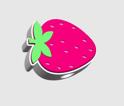 Strawberry 3D Print File Bundle | Pen Holder, Sticky Note Holders, Straw Toppers, Paper Clip | STL & 3MF Digital Download