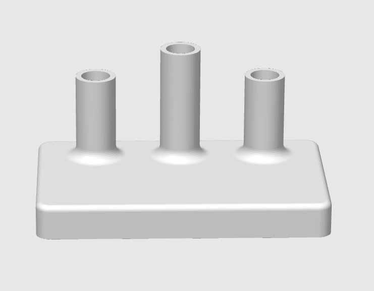 Multi Straw Toppers Display 3D Print File (STL & 3MF Digital Download)