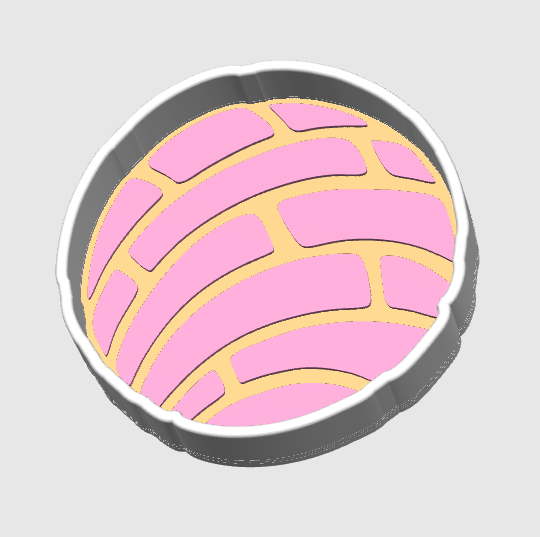 Circle Concha Trinket Dish STL/3MF File – 3D Print Desk Organizer (Digital Download)