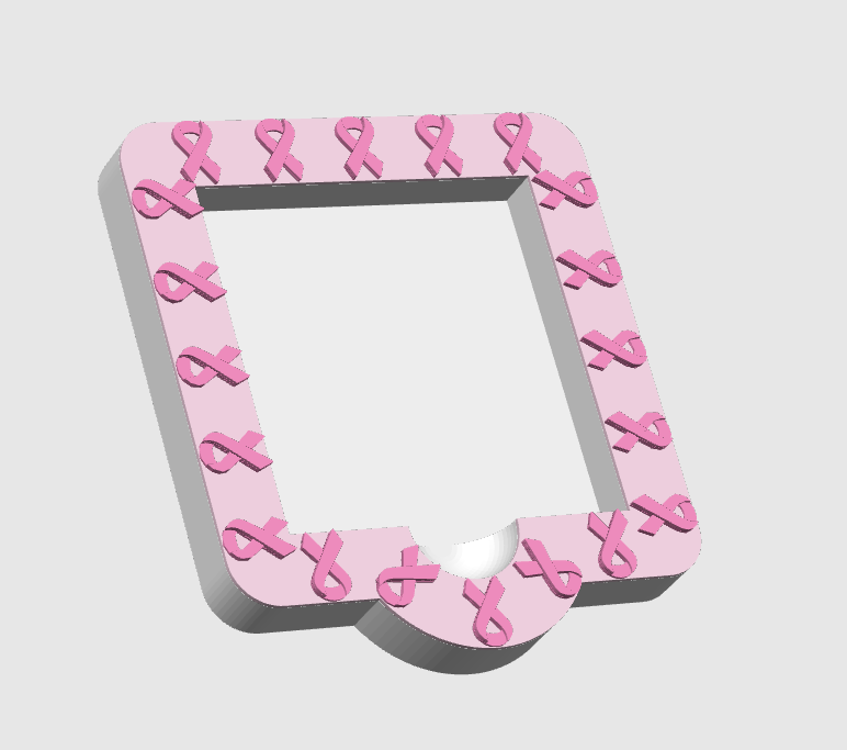 Ribbons Sticky Note Holder 3D Print File: Desk Decor (STL/3MF Digital Download