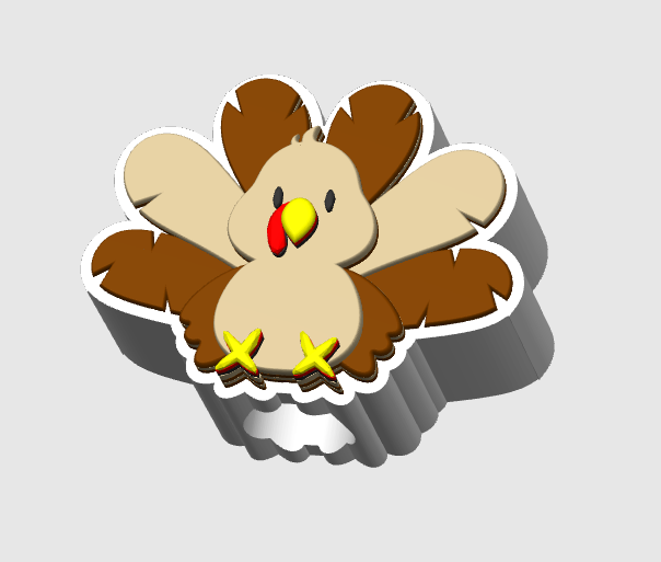 Turkey Straw Topper 3D Print File (STL & 3MF Digital Download) 8mm + 10mm Sizes