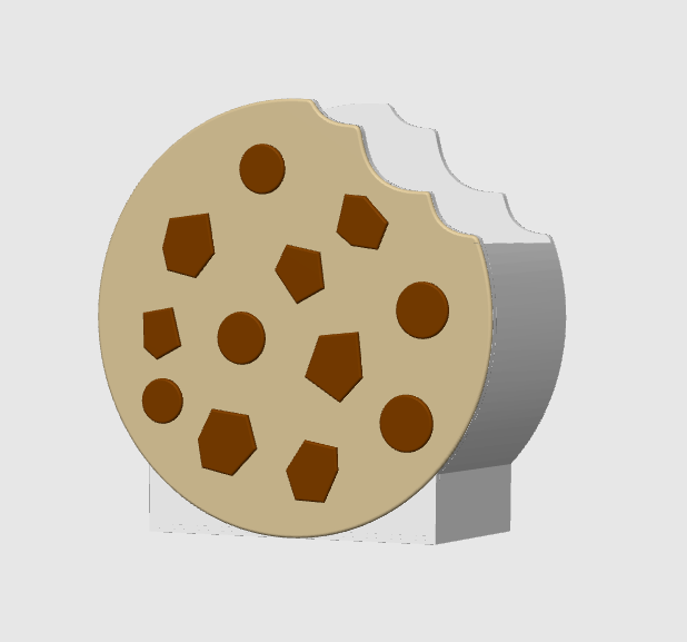 Cookie Pen Holder: 3D Print STL & 3MF File (Digital Download)