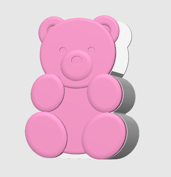 Gummy Bear Pen Holder: 3D Print STL & 3MF File (Digital Download)