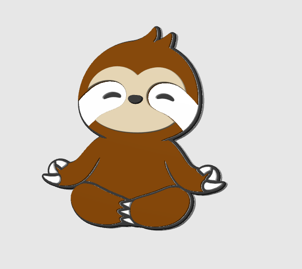 Sloth 3D Print File Bundle (STL & 3MF Digital Download)