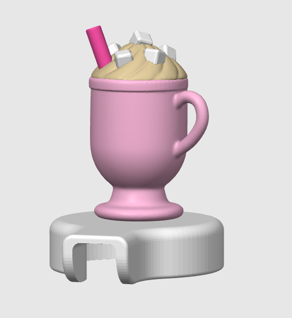 Mug Soap Topper: 3D Print STL & 3MF File Gift (Digital Download)