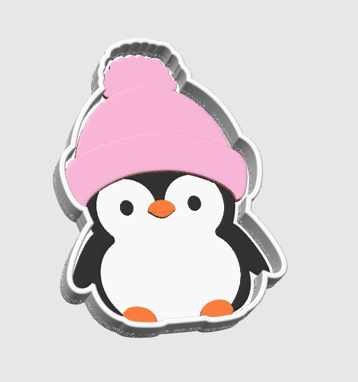 Cute Penguin Trinket Dish 3D Print File, Digital Download (STL & 3MF File)