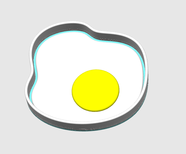 Egg Trinket Dish 3D Print File – STL/3MF Desk Organization (Digital Download)