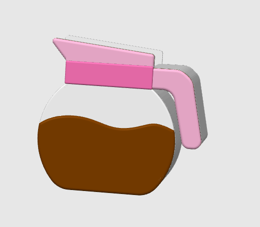 Coffee Pot Pen Holder: 3D Print STL & 3MF File (Digital Download)