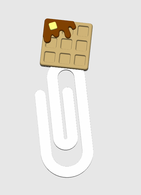 Waffle Paper Clip 3D Print File (STL & 3MF Digital Download)
