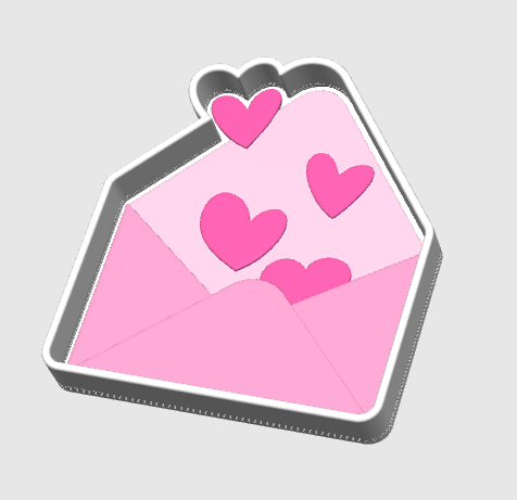 Love Letter Trinket Dish 3D Print File – STL 3MF (Digital Download)