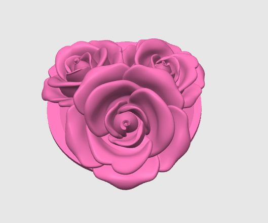 Roses Lid Topper: 3D Print STL & 3MF File Cup Topper (Digital Download)