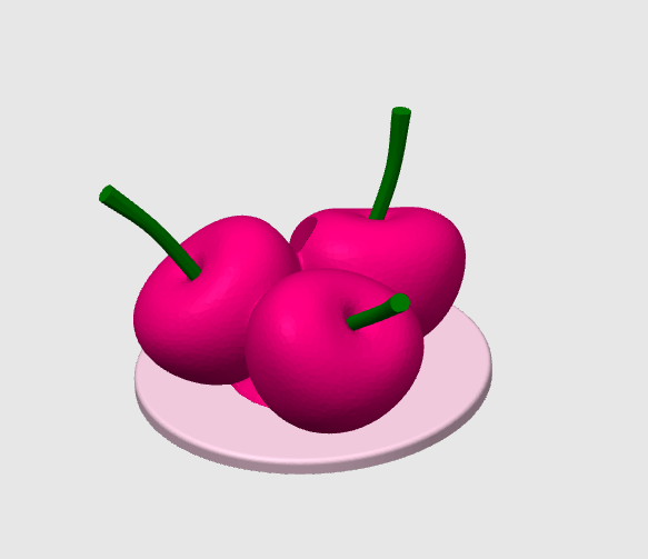 Cherries Lid Topper – Cup Topper 3D Print File (STL & 3MF Digital Download)