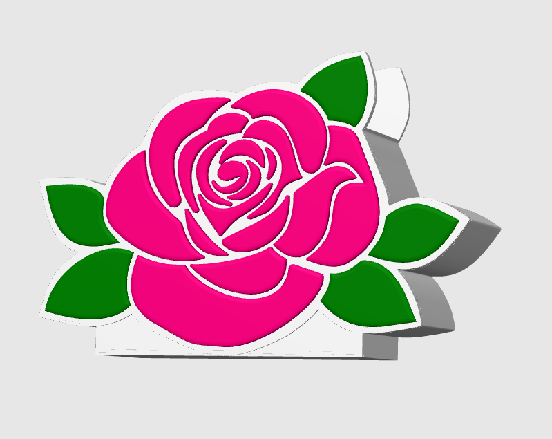 Rose Pen Holder: 3D Print STL & 3MF File (Digital Download)