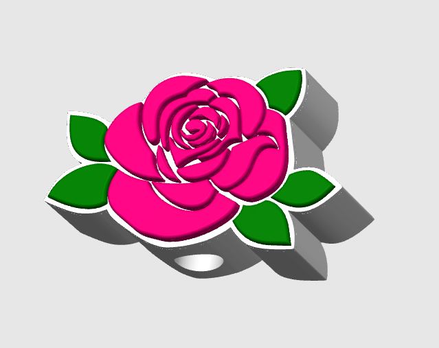 Rose Straw Topper 3D Print File (STL & 3MF Digital Download) 8mm + 10mm Sizes