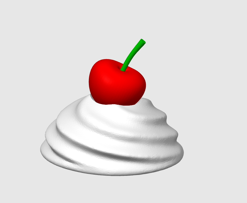 Whipped Cherry Lid Topper 3D Print File: Drink Topper STL & 3MF (Digital Download)