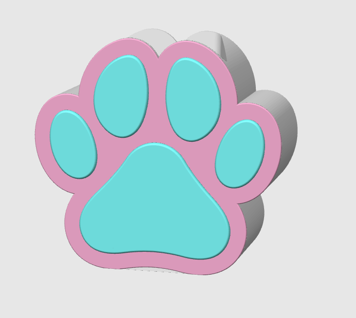 Dog Paw Soap Holder: 3D Print STL & 3MF File (Digital Download)
