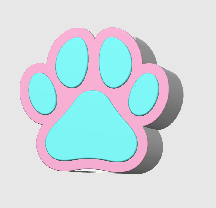 Dog Paw Soap Holder: 3D Print STL & 3MF File (Digital Download)
