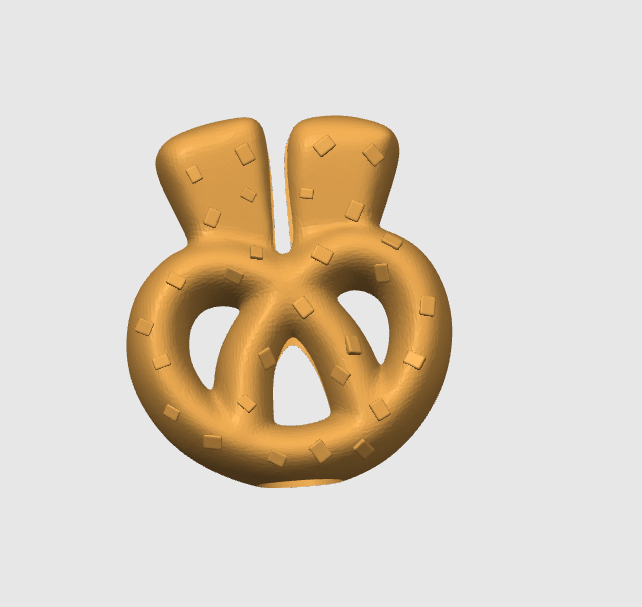Bunny Pretzel Straw Topper 3D Print File (STL & 3MF Digital Download) 8mm + 10mm Sizes