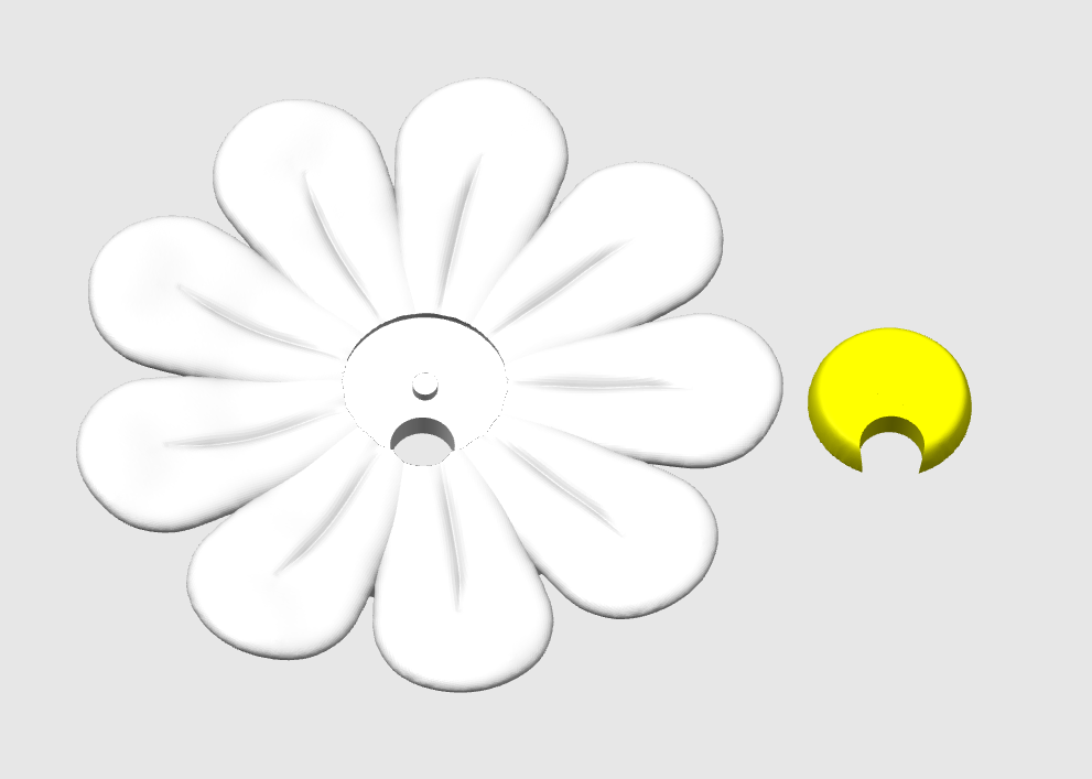 Daisy Lid Topper: 3D Print STL & 3MF File Cup Toppers (Digital Download)
