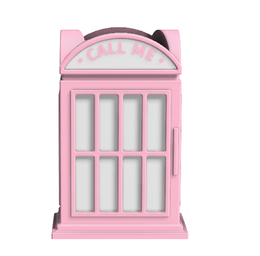 Phone Booth Soap Holder: 3D Print STL & 3MF File (Digital Download)