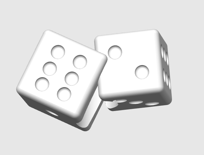 Dice Straw Topper 3D Print File (STL & 3MF Digital Download) 8mm + 10mm Sizes