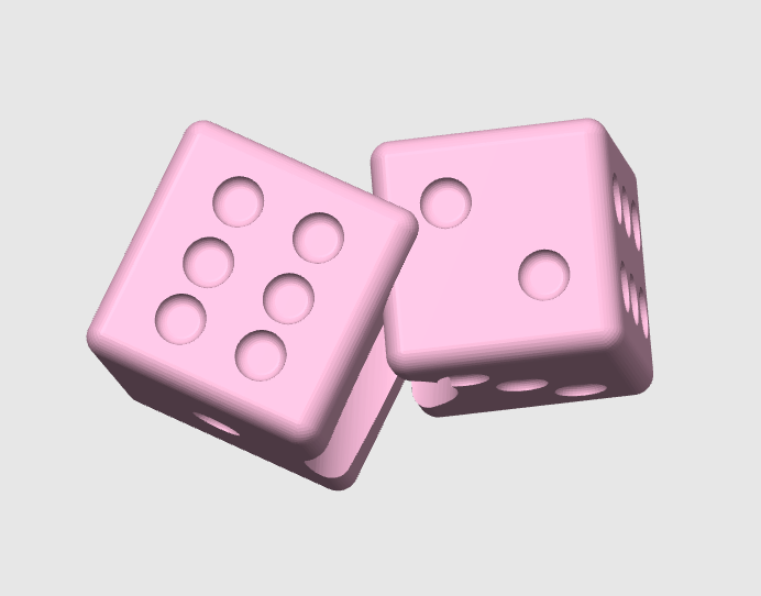 Dice Straw Topper 3D Print File (STL & 3MF Digital Download) 8mm + 10mm Sizes