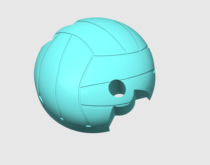 30oz Volleyball Tumbler Topper: 3D Print STL & 3MF File Lid Toppers (Digital Download)