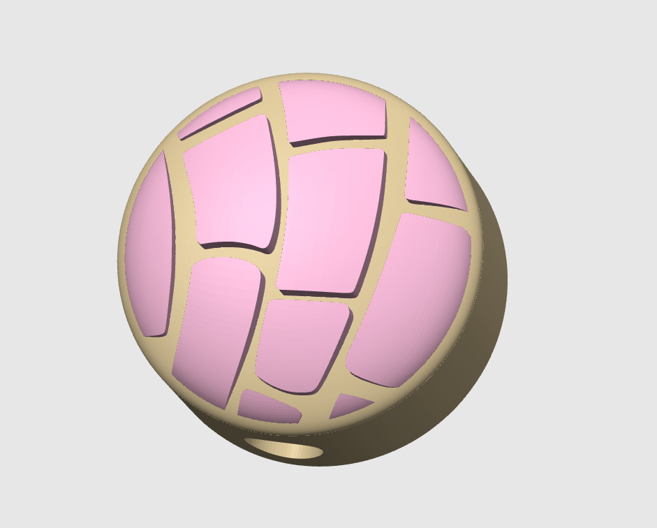 Concha Straw Topper AMS 3D Print File (STL & 3MF Digital Download) 8mm + 10mm Sizes