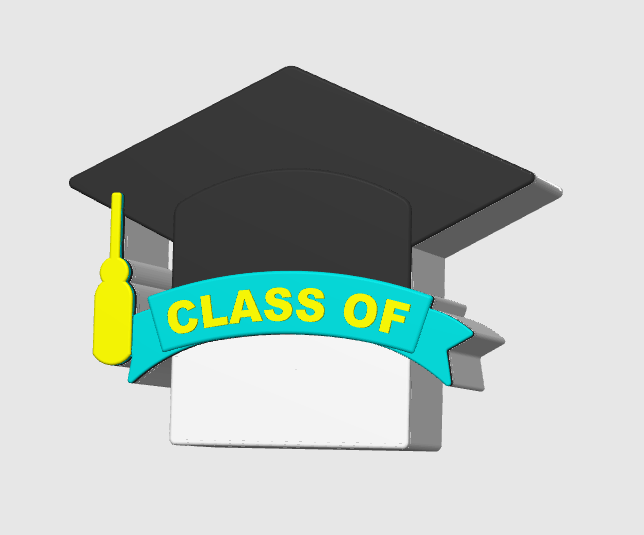 Graduation Pen Holder: 3D Print STL & 3MF File (Digital Download)